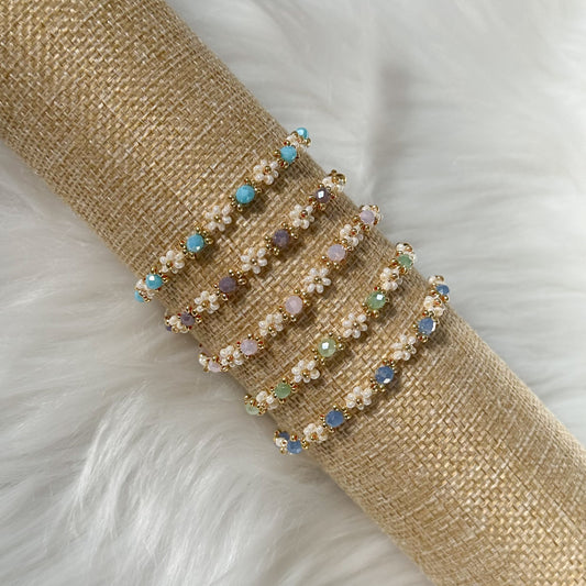 Crystal Daisy Bracelet