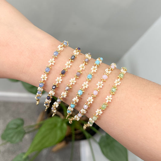 Crystal Daisy Bracelet