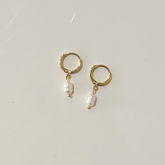 Pearl Hoops
