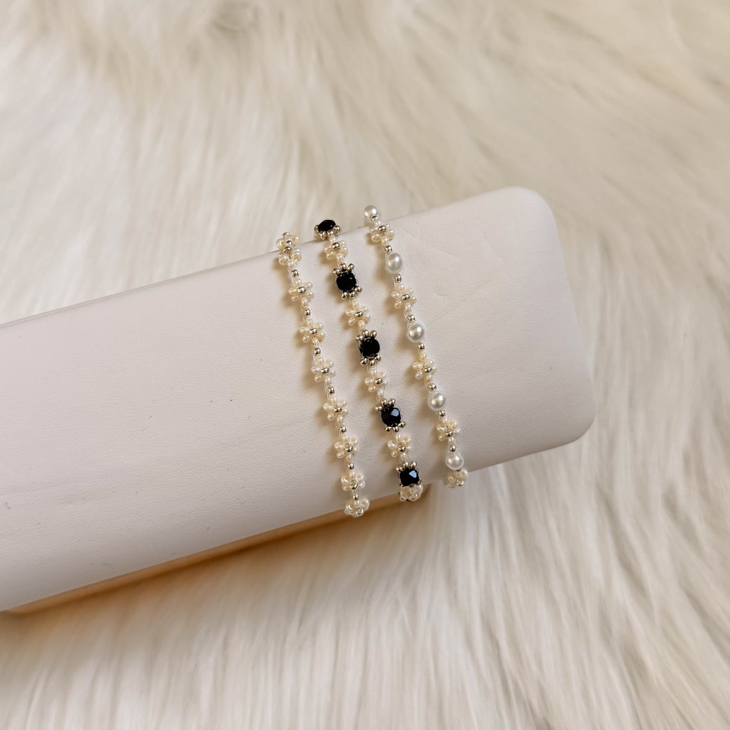 Daisy Pearl Bracelet